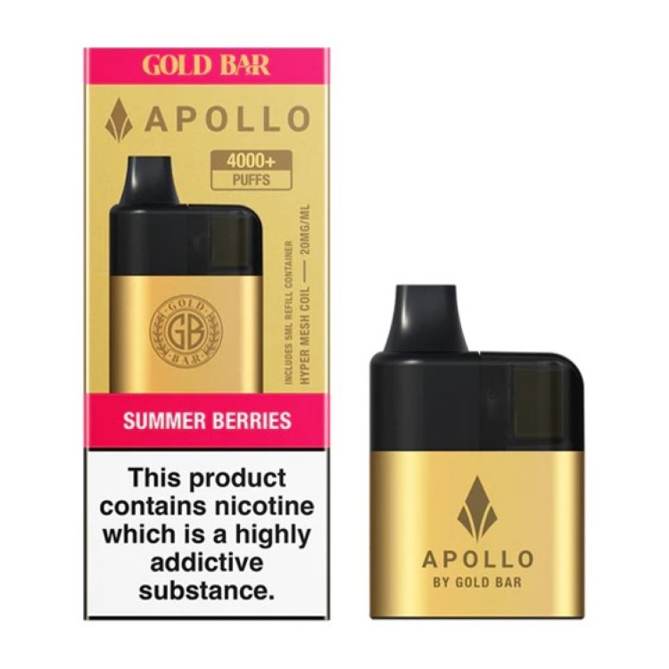 APOLLO 20K Gold Bar Kit Summer Berries 20mg