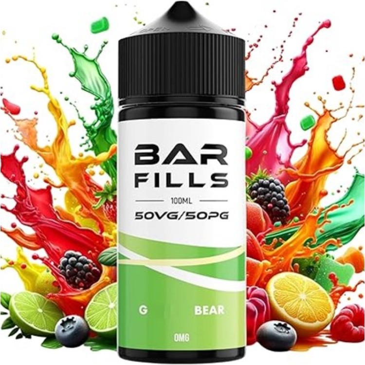 Bar Fills 50VG/50PG Gummy Bear 100ml