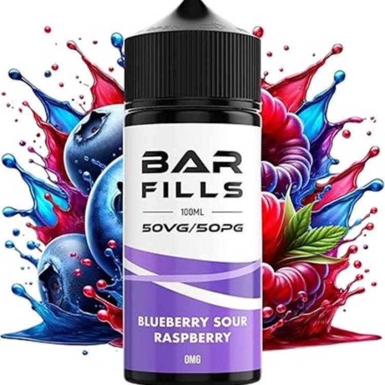 Bar Fills 50VG/50PG Blueberry Sour Raspberry 100ml