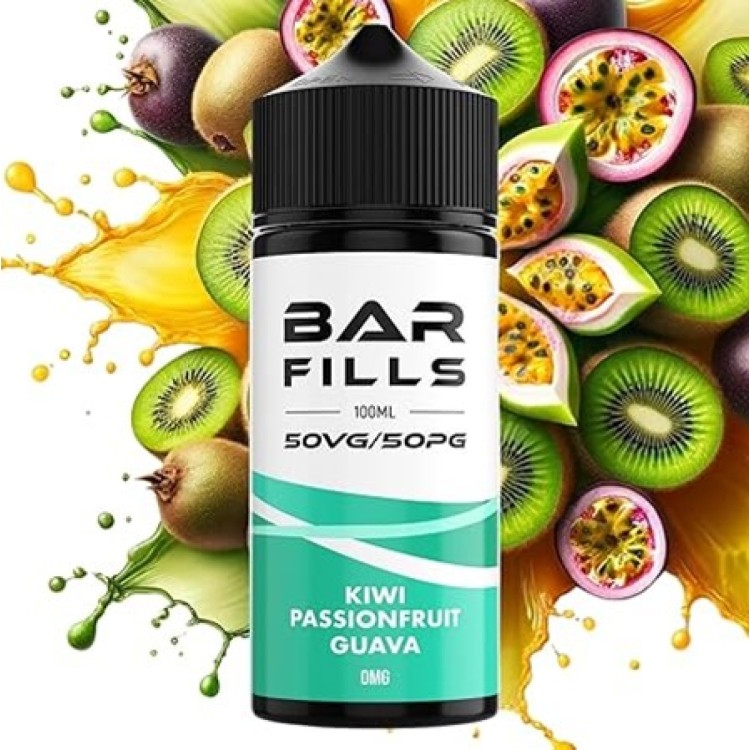 Bar Fills 50VG/50PG Kiwi Passionfruit Guava 100ml