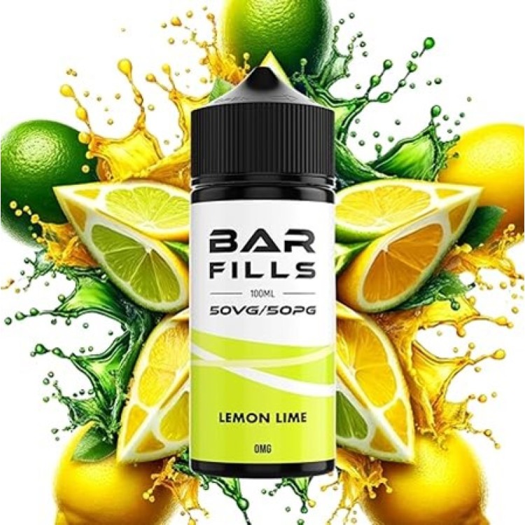 Bar Fills 50VG/50PG Lemon Lime 100ml