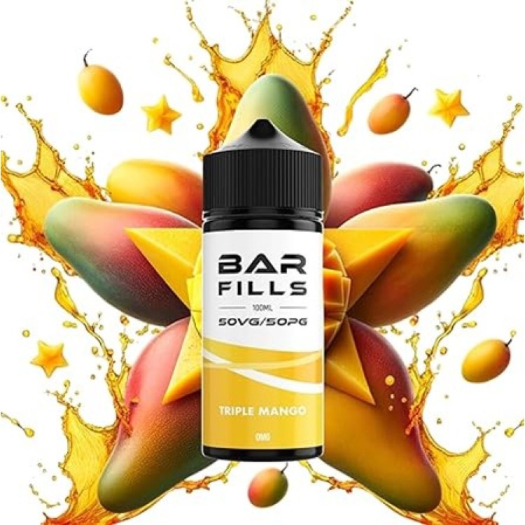 Bar Fills 50VG/50PG Triple Mango 100ml