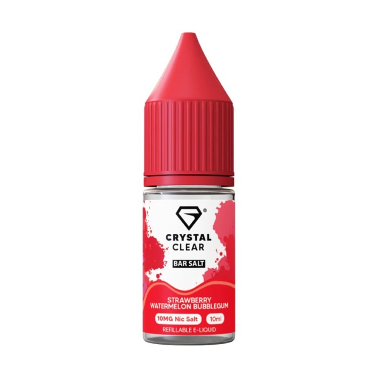 Crystal Clear Strawberry Watermelon Bubblegum 20mg