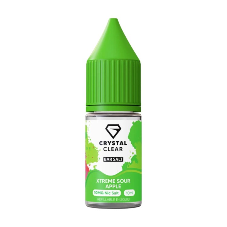 Crystal Clear Xtreme Sour Apple 10mg