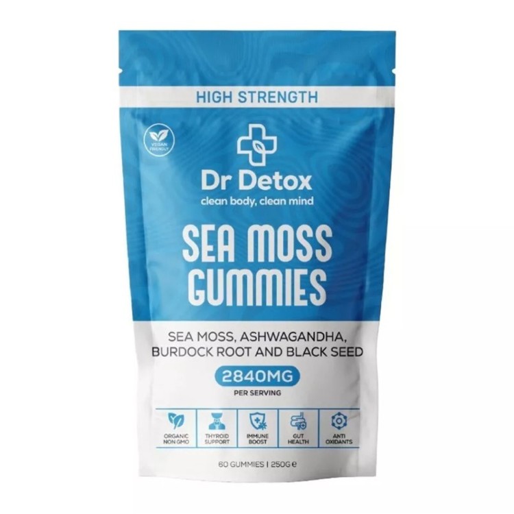 Dr Detox Sea Moss Gummies 2840MG 60pk