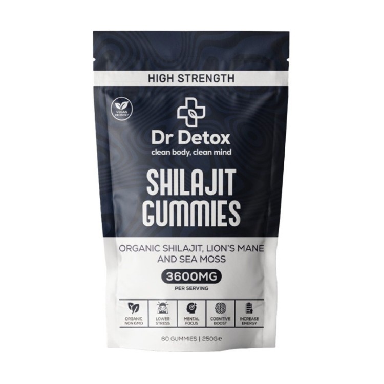 Dr Detox Shilajit Gummies 3600MG 60pk