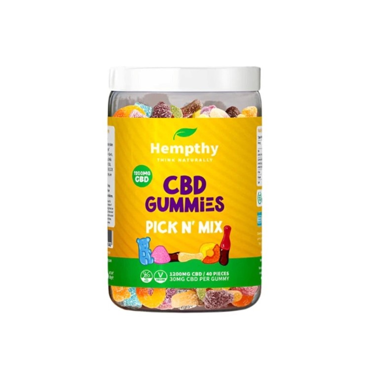 Hempthy CBD Gummies Pick N' Mix 1200MG (30MG Per Gummy)