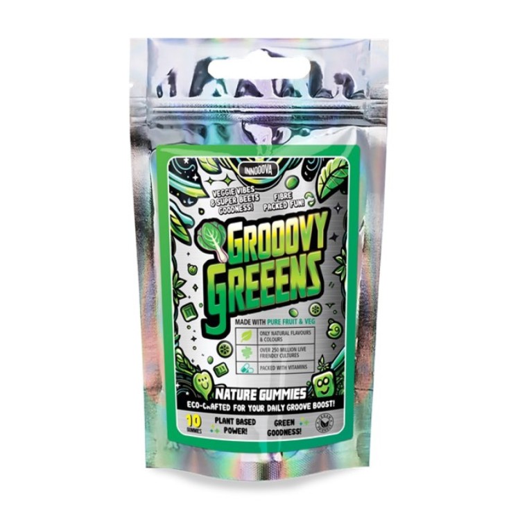 Inooova Grooovy Greens Nature Gummies 60pk