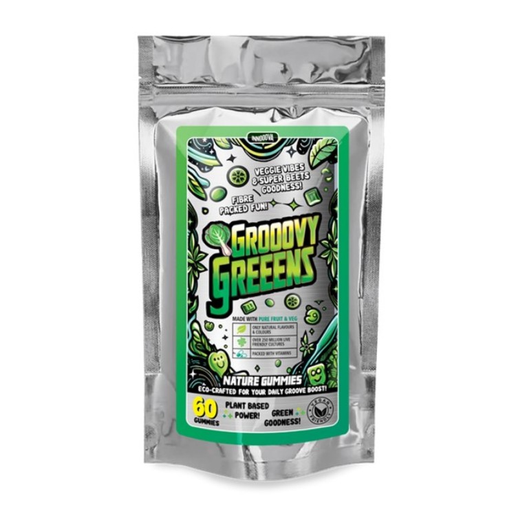 Inooova Grooovy Greens Nature Gummies 60pk