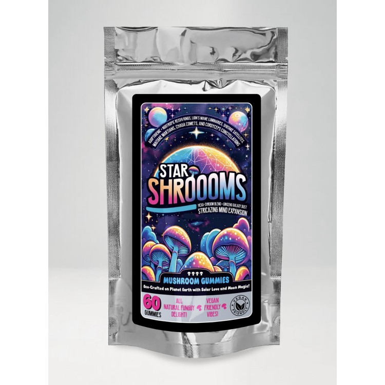 Inooova Star Shrooms Mushroom Gummies 60pk