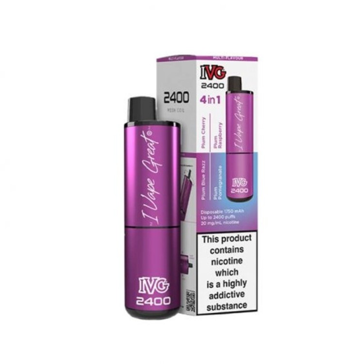 IVG 2400 4 in 1 Plum Edition 20mg