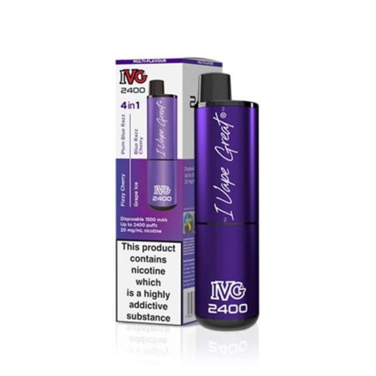 IVG 2400 4 in 1 Purple Edition 20mg