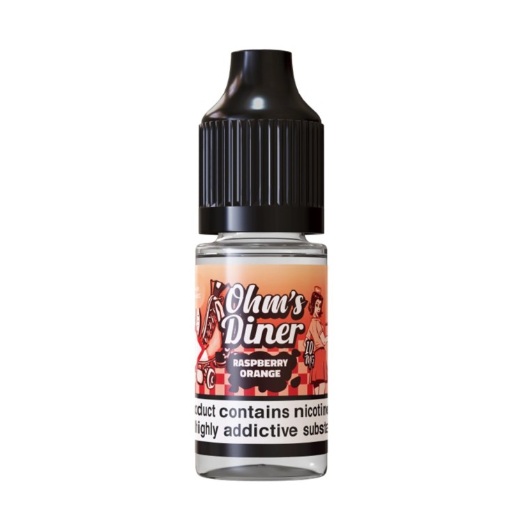 Ohms Diner Raspberry Orange 10mg