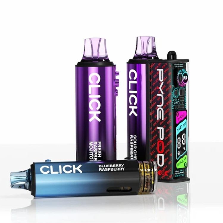 Pyne Pod Click Prefilled Pod Kit 20mg Raspberry Edition