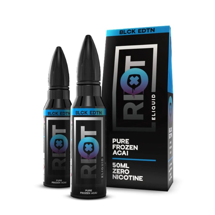 Riot Squad BLCK EDTN Pure Frozen Acai 50ml Multipack