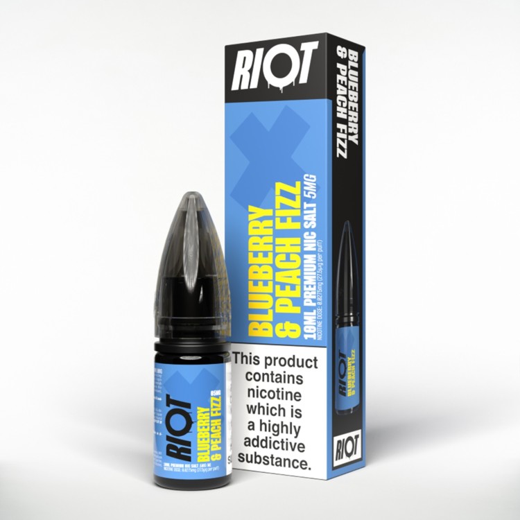 Riot X Blueberry and Peach Fizz 5mg