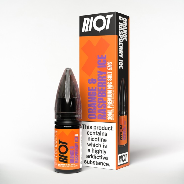 Riot X Orange and Raspberry Ice 10mg