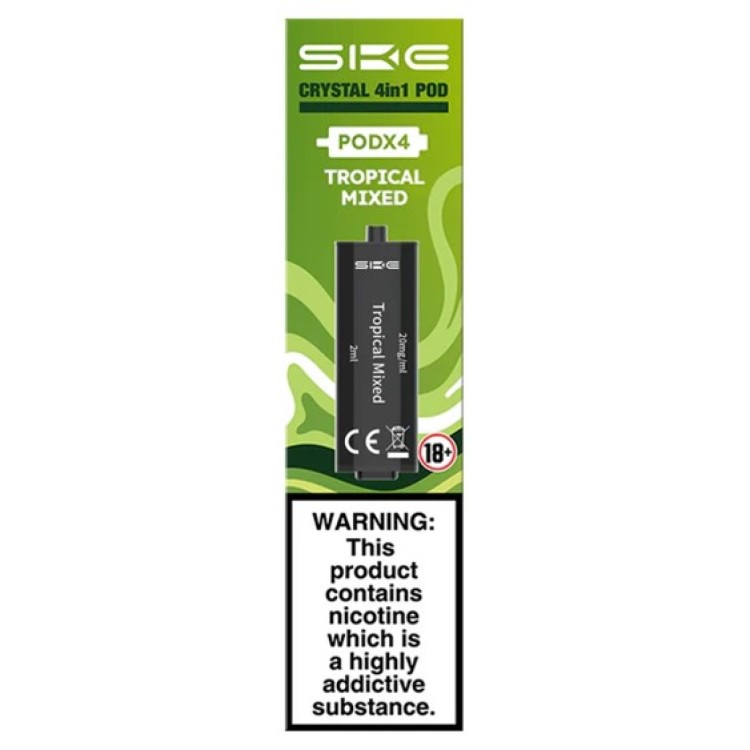 SKE Crystal 4 in 1 Pods Tropical Mixed