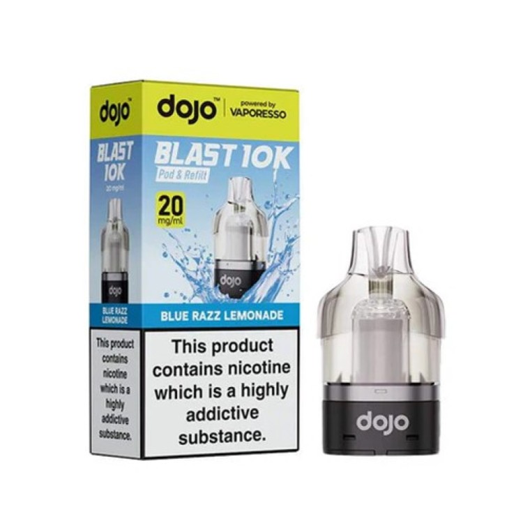 Vaporesso Dojo Blast 10k Pod Blue Razz Lemonade 20mg