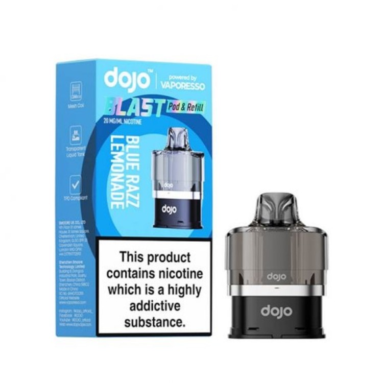 Vaporesso Dojo Blast Pod Blue Razz Lemonade 10mg