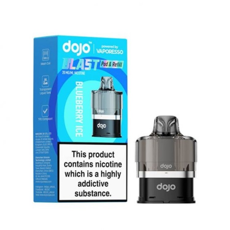 Vaporesso Dojo Blast Pod Blueberry Ice 10mg