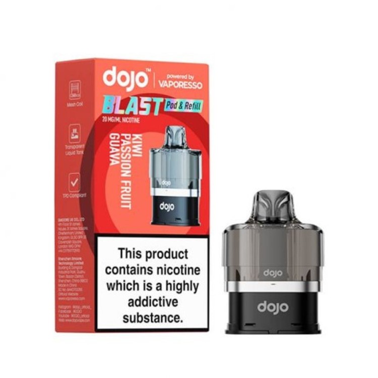 Vaporesso Dojo Blast Pod Kiwi Passion Fruit Guava 20mg
