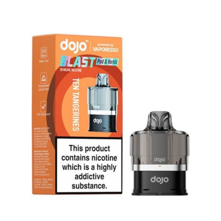 Vaporesso Dojo Blast Pod Ten Tangerines 10mg