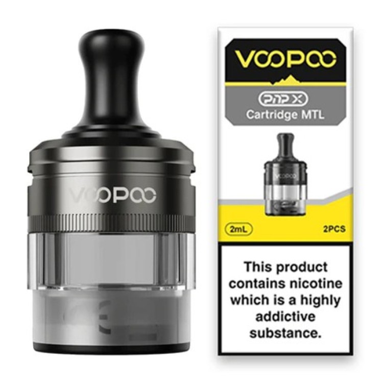 VooPoo Pnp X MTL Empty Cartridge 5ml Black  